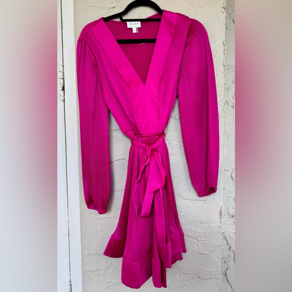 Milly Liv Pleated Dress